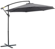 Outsunny Umbrelă de Grădină Deluxe cu Braț Inclinabil și Manivelă, Diametru 3m, Protecție UV, Ideală pentru Patio, Bej | Aosom Romania