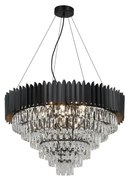 Brilagi - Lustră suspendată pe cablu CARLOS 11xE14/40W/230V Ø 80 cm