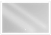 Mexen Navia oglindă de baie iluminată 120 x 80 cm, LED 6000K, anti-ceață - 9803-120-080-611-00