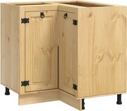 vidaXL Dulap cu raft SKI Maro Miere 60 x 32 x 40 cm Lemn de pin masiv