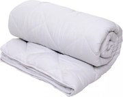 Pilota 4 Anotimpuri Alcam, microfibra, Alb, 180 X 200 cm, 250 g + 150 g