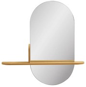 Oglindă de perete cu raft 92x94,5 cm Barco – House Nordic