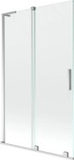 Mexen Velar L paravan de cadă cu 2 uși glisante 110 x 150 cm, transparent, crom - 896-110-003-01-01