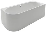 Cada freestanding Kreiner Andrea 175x75 cm finisaj alb dreapta lipita de perete BTW