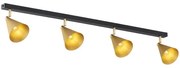 Spot LUCINDA 4xE14/7W/230V auriu Argon 1807