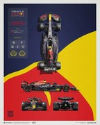 Imprimare de artă Oracle Red Bull Racing - RB18 Blueprint, Automobilist