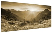 Tablou cu peisaj montan (120x50 cm), în 40 de alte dimensiuni noi