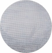 vidaXL Covoare de zonă Rotund SIROLO Gri Ø 120 CM Poliester