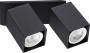 Ideal Lux - Aplica de perete LED DYNAMITE 2x GU10/7W/230V CRI 90 negru