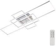 Lustră LED dimabilă aplicată FRAME LED/51W/230V crom Brilo + telecomandă