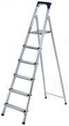 Scara Pliabila Dubla cu Platforma HouseXL™, Plianta, Metalica, Design Special Anti-Alunecare, 5+1 Trepte