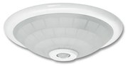 Ecolite WHST78-BI - Plafonieră exterior cu senzor VERA 2xE27/60W/230V IP44