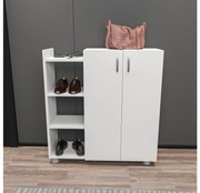 Dulap pentru pantofi Aggia (alb). 1101398