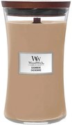 Lumânare parfumată vază mare WoodWick Cashmere,609 g