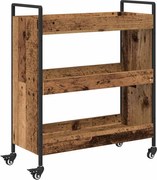 vidaXL Troler de Bucătărie Lemn vechi 70 x 30 x 82 cm Lemn compozit