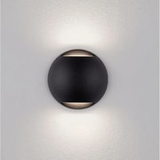 Aplica exterior cu iluminat sus si jos LED IP65 PASSO negru