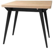 Masă de dining extensibilă cu blat cu aspect de lemn de frasin 65x90 cm Envelope – Ragaba