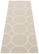 Covor tip traversă pentru interior și exterior crem 70x200 cm Boo Linen – Pappelina