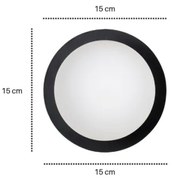 Aplică MINERVA 1xE14/10W/230V negru
