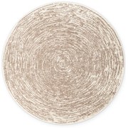 Covor bej-crem rotund ø 120 cm Gloria Cavallo – Hanse Home