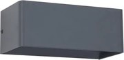 Brilagi - Aplică LED de exterior DONNANI, 7W, 230V, 20 cm, antracit, IP44