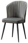 Set de scaune de sufragerie Rubi Grey, 2 buc., 2 buc.