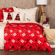 Lenjerie bumbac de Crăciun 4Home Christmas joy, 160 x 200 cm, 70 x 80 cm