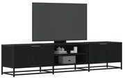 vidaXL Comodă TV, negru, 180x35x41 cm, lemn prelucrat