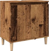 vidaXL Dulap de chiuvetă, lemn vechi, 58x33x60 cm, lemn prelucrat