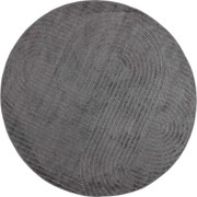 vidaXL Covoare de zonă Rotund PALMERAS Antracit Ø 120 CM Poliester