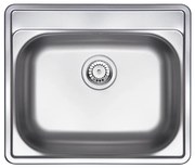 Deante ZYU_0103 - Chiuvetă bucătărie SOUL 50x60 cm satin