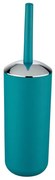 WENKO 21225100 - Perie WC BRASIL 10x37 cm, turcoaz/crom lucios