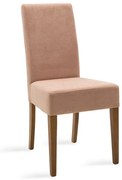 Scaun Bucatarie/Dining Digit Textil Roz Inchis Picioare Nuc