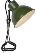 Lampă cu clemă Lucide 45987/01/33 MOYS 1xE27/40W/230V verde