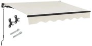 Juskys Marchiză 250 cm - crem