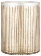 IB Laursen Vaza din sticla cu decor din alama INLAID