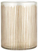 IB Laursen Vaza din sticla cu decor din alama INLAID
