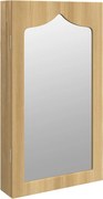 vidaXL Dulap de bijuterii cu oglindă montat pe perete 37,5x10x67 cm