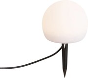 Lampă modernă de exterior 12V albă 12cm incl. LED IP65 - Voltaire Luno