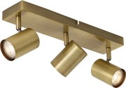 Plafonieră modernă din bronz cu 3 lumini reglabile dreptunghiulară - Jeana