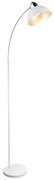 Lampadar / Lampa de podea design modern ANITA alb/crom