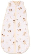 Sac de dormit copii de vara din muselina Kidizi Birdy 75 cm, 100% bumbac, 0-9 luni