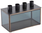 Sfeșnic din sticlă Boxed Rectangle – PT LIVING