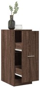 vidaXL Dulap de farmacie, stejar maro, 30x41x77,5 cm, lemn prelucrat