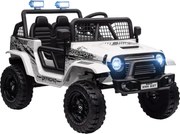 AIYAPLAY Mașină Electrică pentru Copii 3-6 Ani Off-road 12V cu Telecomandă Alb | Aosom Romania