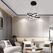 Lustra LED Cu Telecomanda, Elit's Esn5205-500-300 Maro Caffe, 96w