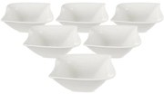 Set de boluri de porțelan Orion Mona Musica, 13,7 x 13,7 cm, 6 buc.
