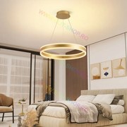 Lustra LED Cu Telecomanda, Elit's Esn1768/500D-GD, 124W, GOLD