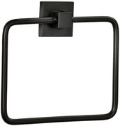 Suport prosoape tip inel Fackelmann negru 17x19 cm