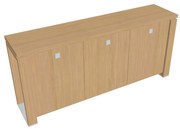 Dulap mic Verno+ 200 x 46 x 90 cm, stejar deschis